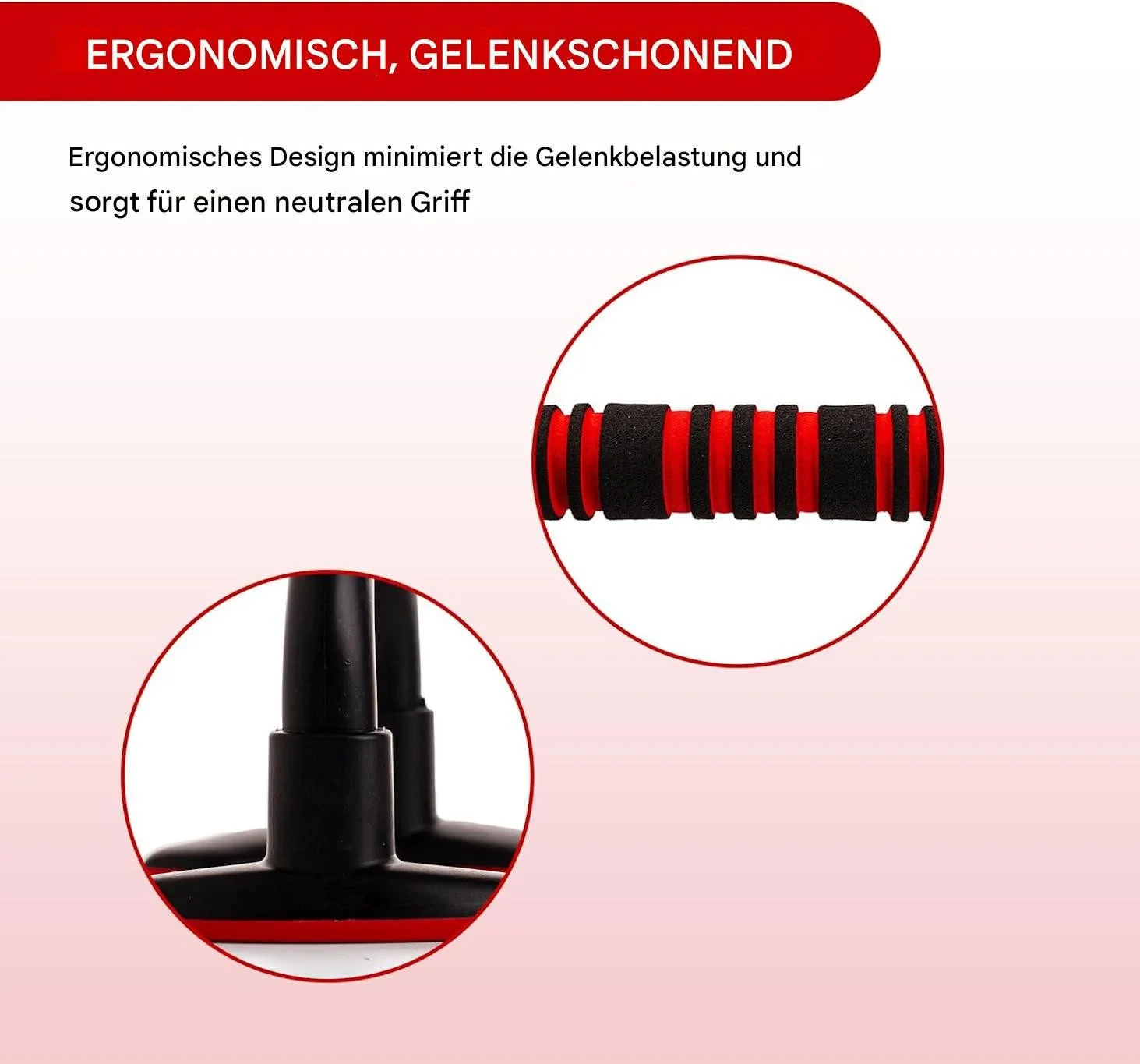 ENDLESS Liegestützgriffe EL1042 Push-Up Ständer mit Schaumstoffgriff